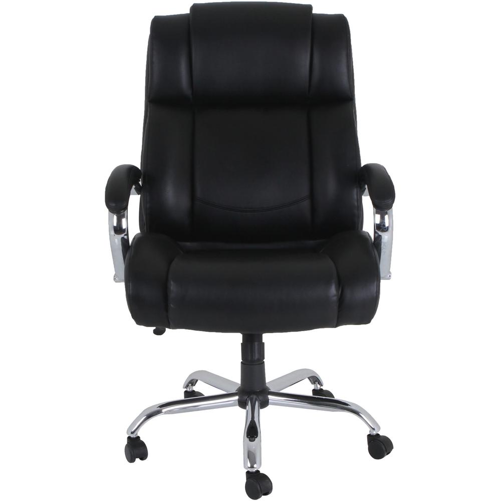 Lorell Big & Tall Chair with UltraCoil Comfort - Black - 1 Each. Picture 4