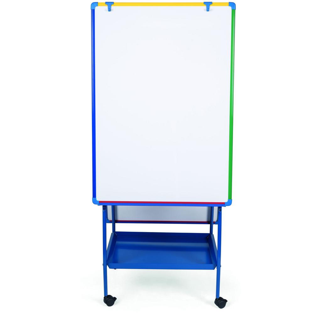 Bi-office Magnetic AdjustableDoublee-sided Easel - White Surface - Rectangle - Magnetic - Assembly Required - 1 Each. Picture 5
