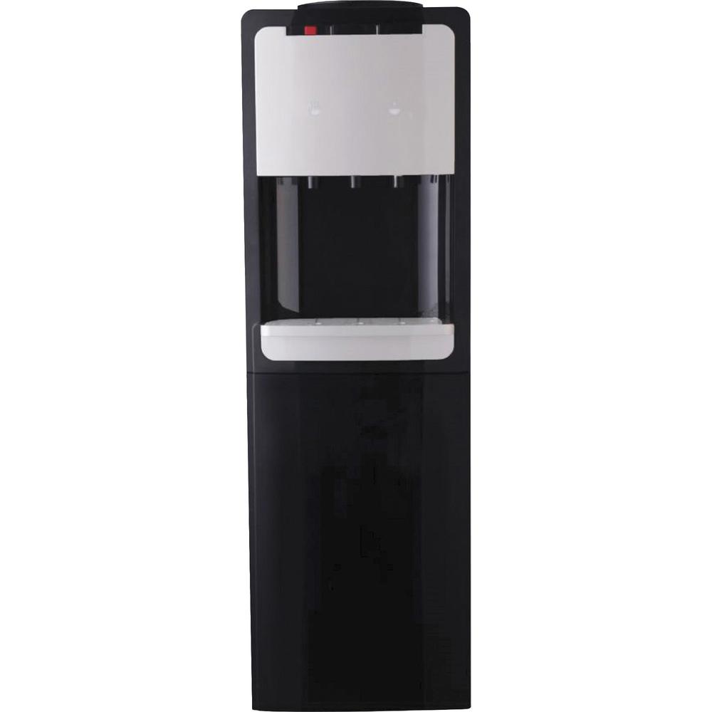Genuine Joe 110-volt Water Cooler - 1.32 gal - 38" x 13.4" x 12.3" - Black, Silver. Picture 3