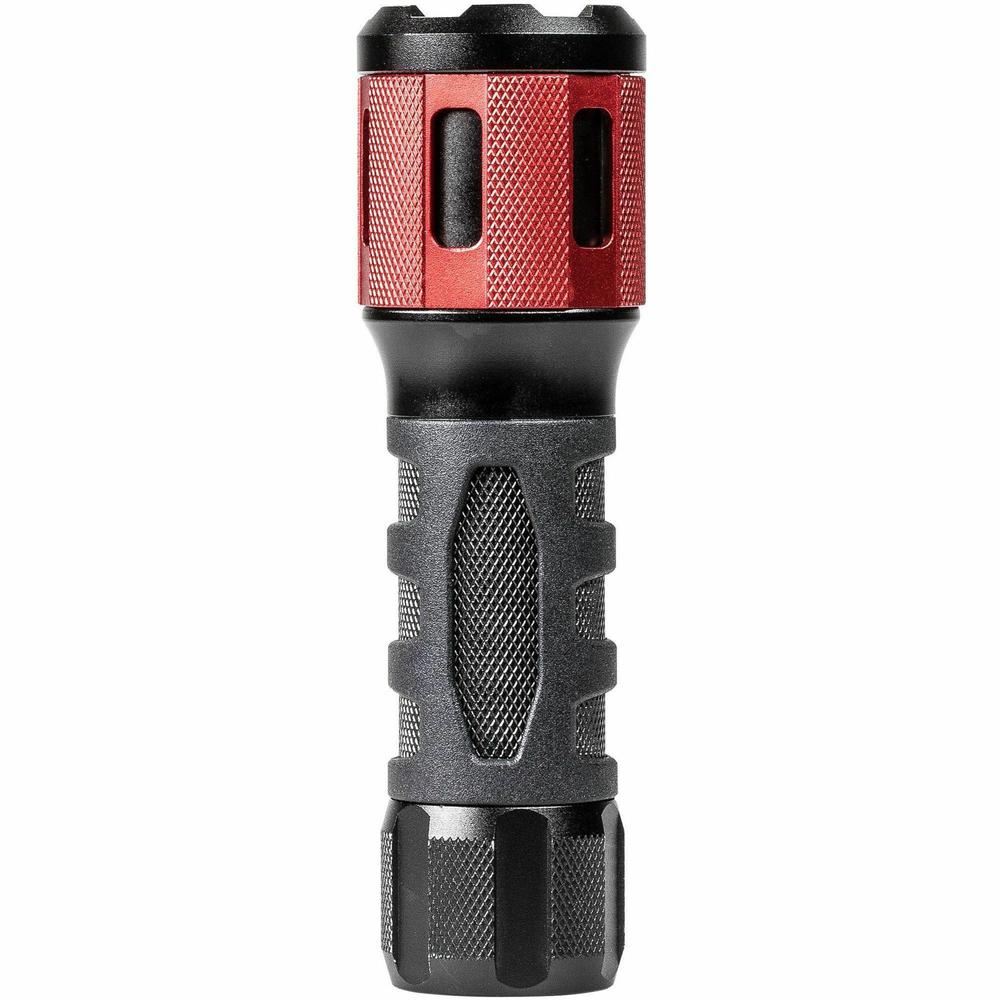 Dorcy Ultra HD Series Twist Flashlight - 360 lm Lumen - 3 x AAA - Battery - Impact Resistant - Black, Red - 1 Each. Picture 4