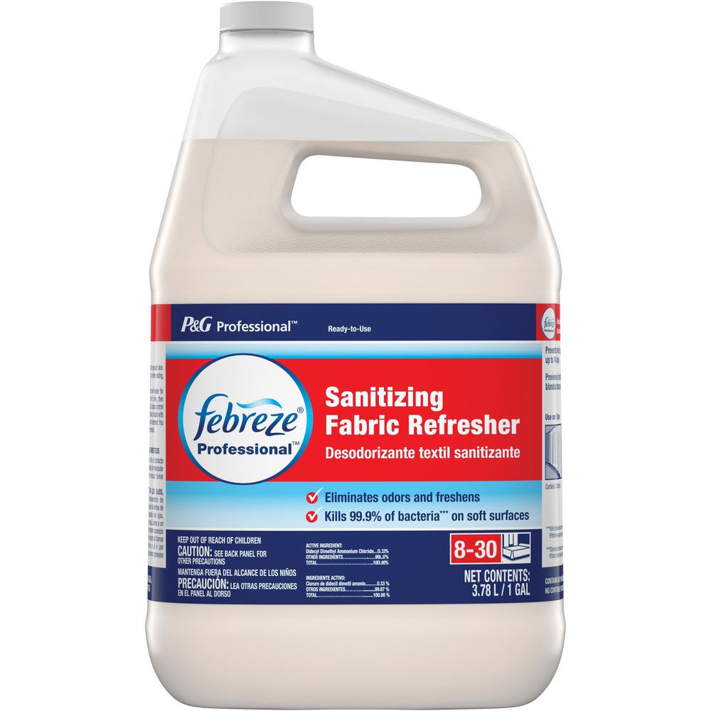 Febreze Sanitizing Fabric Refresh - Ready-To-Use Liquid - 128 fl oz (4 quart) - Fresh Scent - 3 / Carton. Picture 3