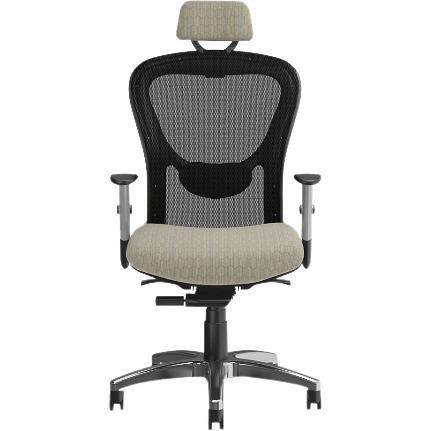 9 to 5 Seating Strata 1580 Task Chair - Mesh Back - High Back - 5-star Base - Latte - 1 Each. Picture 10