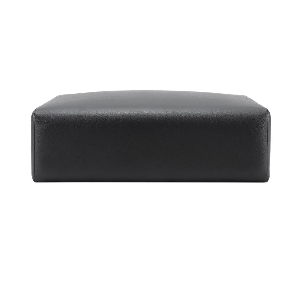 Lorell Contemporary Collection Single Sofa Seat Cushion - 25.5" x 25.5" x 7.9" - Material: Polyurethane - Finish: Black. Picture 2