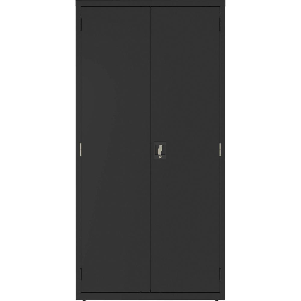 Lorell Fortress Series Janitorial Cabinet - 36" x 18" x 72" - 4 x Shelf(ves) - Hinged Door(s) - Locking System, Welded, Sturdy, Recessed Locking Handle, Durable, Removable Lock, Storage Space, Adjusta. Picture 3