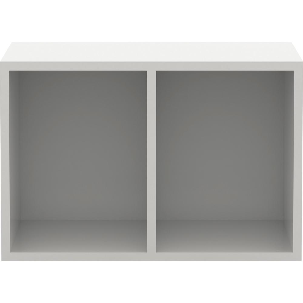 Lorell White Double Cubby Storage Base Adder Unit - 23.6" Width x 17.8" Depth x 15.8" Height - White. Picture 11