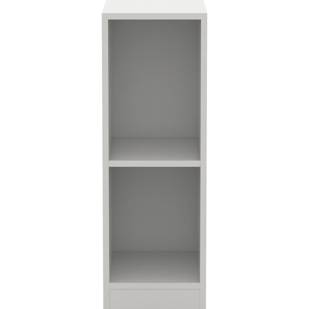 Lorell White Single Cubby/Locker Storage Base - 11.8" Width x 17.8" Depth x 34.4" Height - White. Picture 8