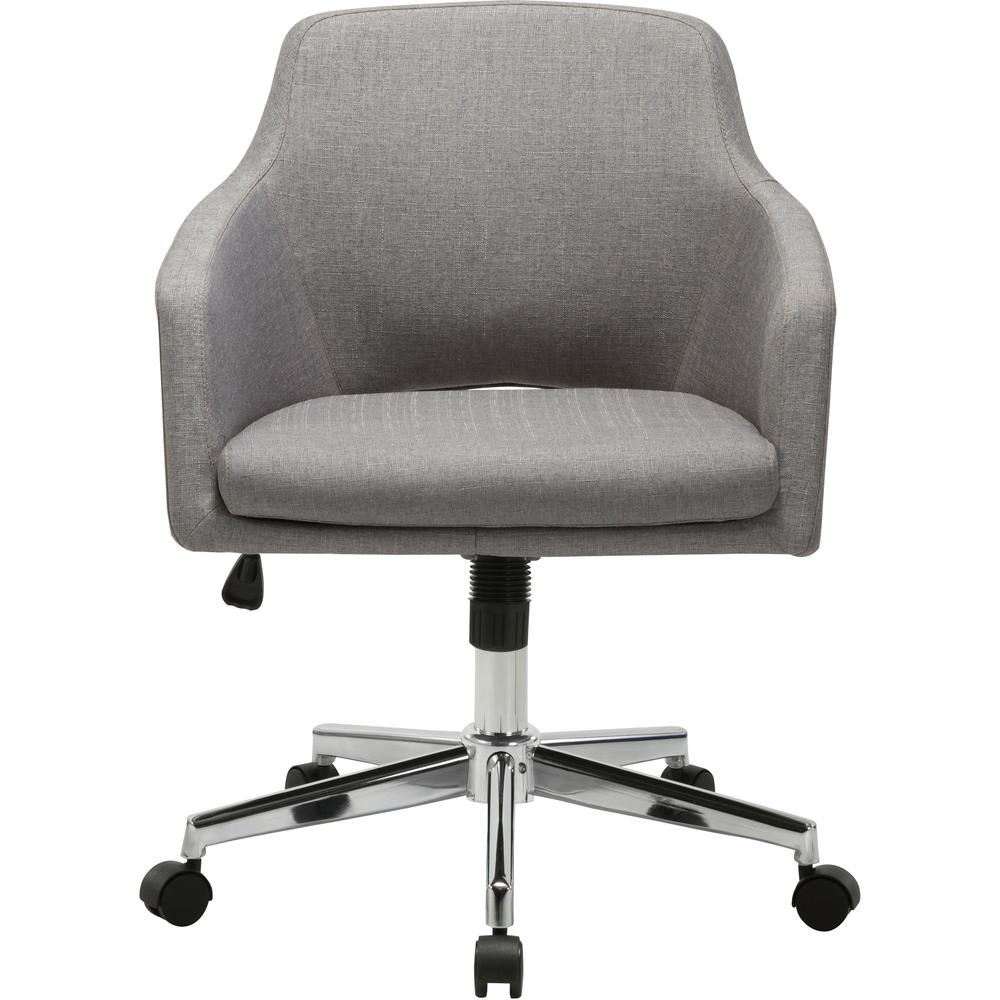 Lorell Mid-century Modern Low-back Task Chair - 24.6" x 24.6" x 34.9". Picture 9