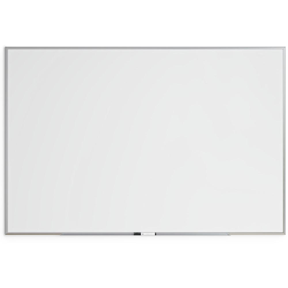 U Brands Magnetic Dry Erase Board - 47" (3.9 ft) Width x 70" (5.8 ft) Height - White Painted Steel Surface - Silver Aluminum Frame - Rectangle - Horizontal/Vertical - Magnetic - 1 Each. Picture 3