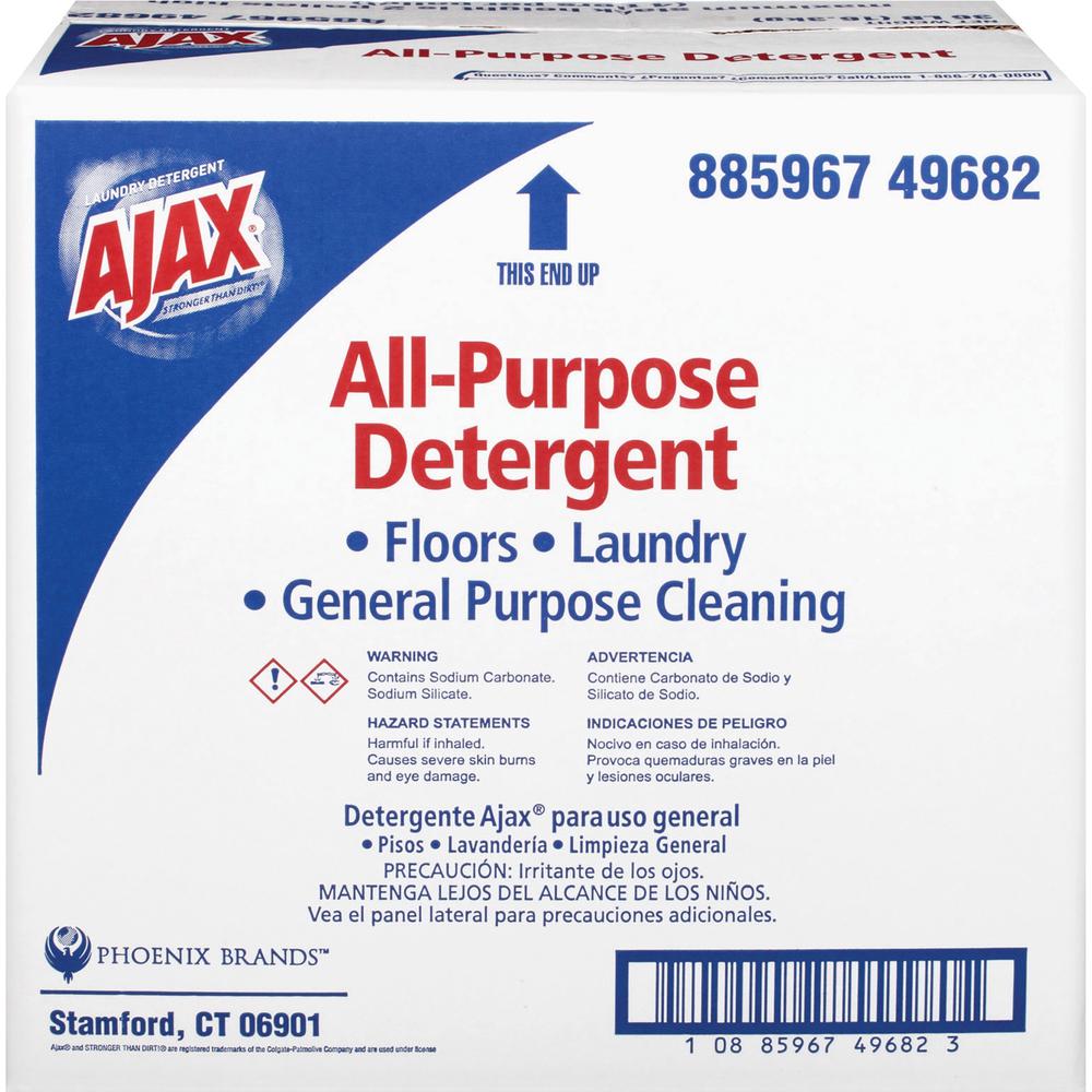 Ajax All-Purpose Laundry Detergent - Powder - 576 oz (36 lb) - Sunshower Fresh Scent - 1 Each. Picture 2