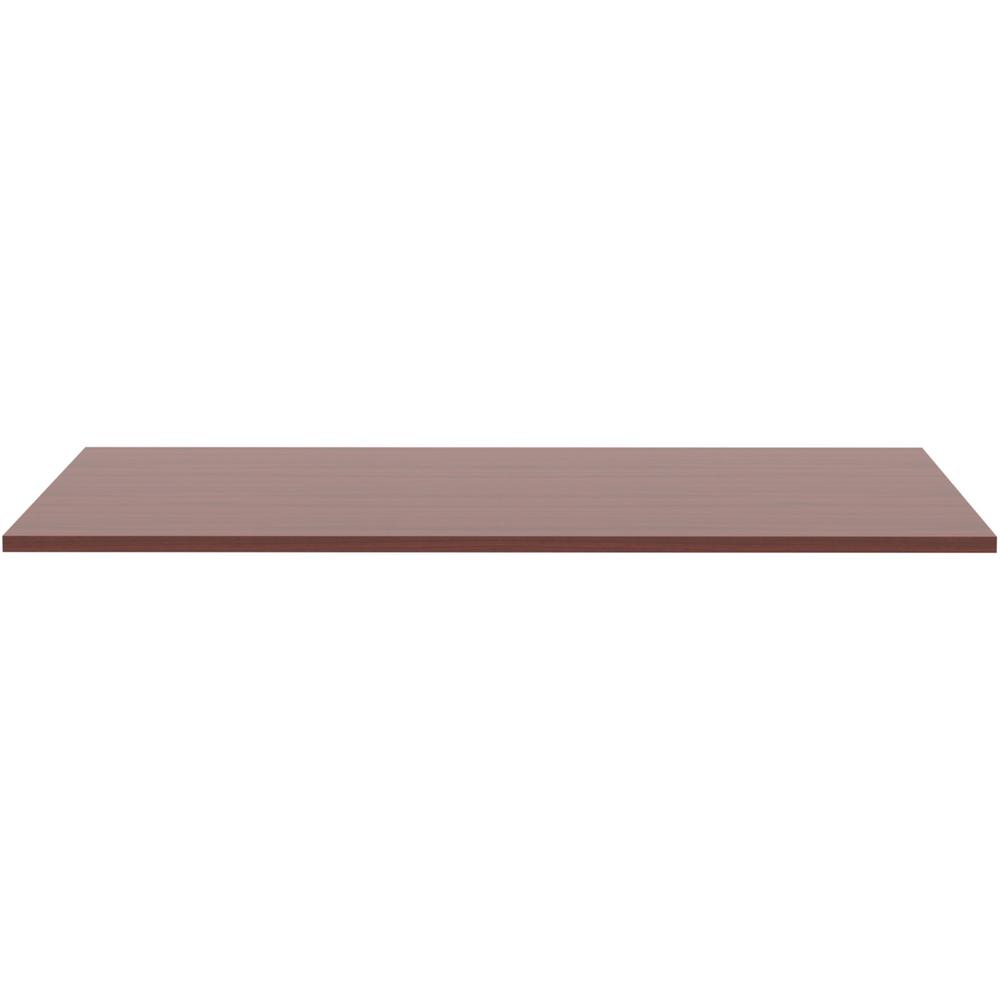Lorell Revelance Conference Rectangular Tabletop - 59.9" x 47.3" x 1" x 1" - Material: Laminate - Finish: Mahogany. Picture 10