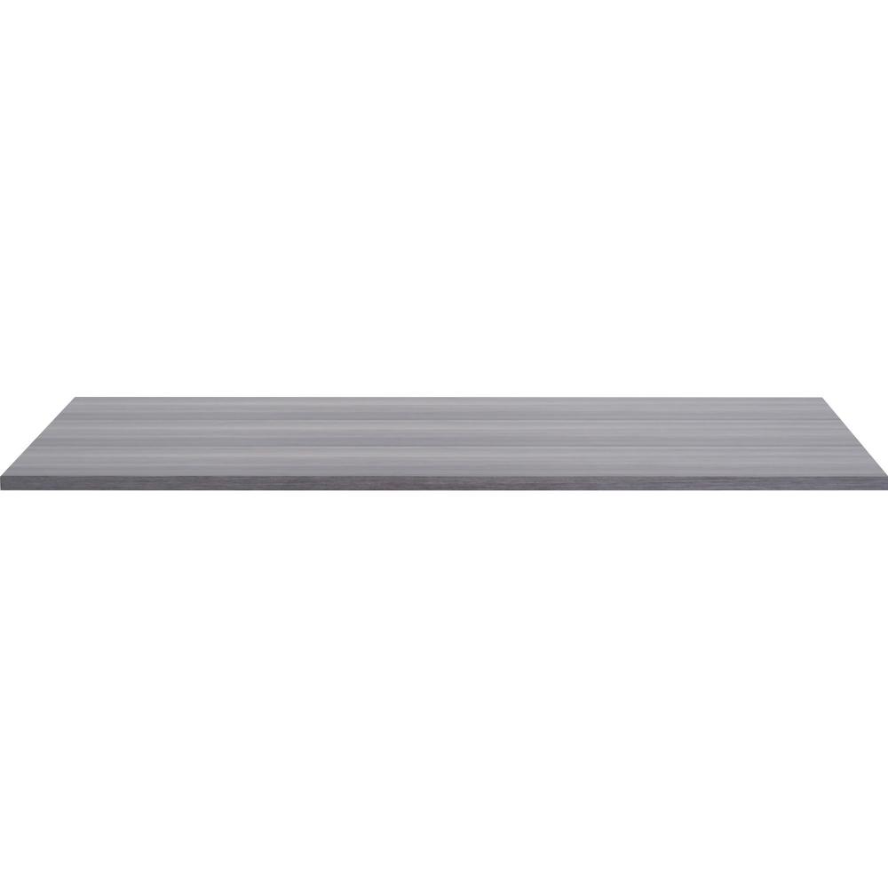 Lorell Revelance Conference Rectangular Tabletop - 59.9" x 47.3" x 1" x 1" - Material: Laminate - Finish: Weathered Charcoal. Picture 8