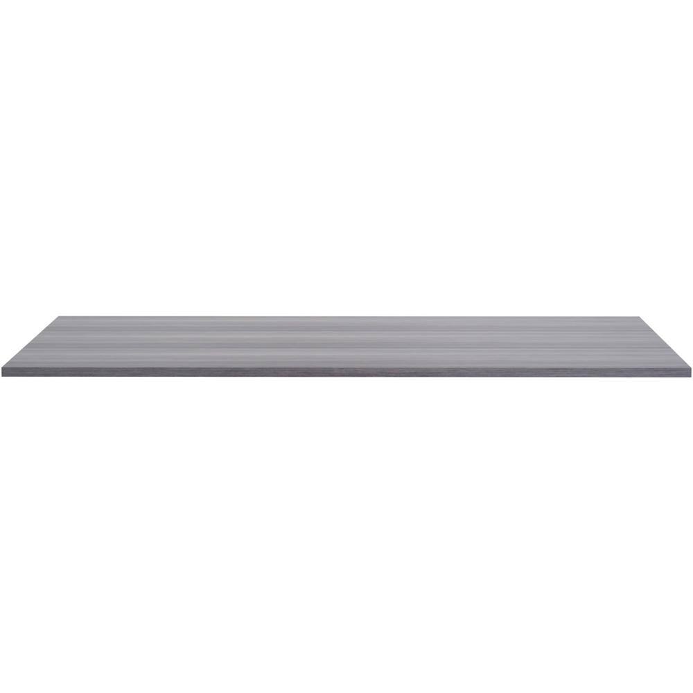 Lorell Revelance Conference Rectangular Tabletop - 71.6" x 47.3" x 1" x 1" - Material: Laminate - Finish: Weathered Charcoal. Picture 9