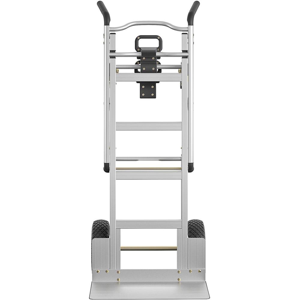 Cosco 3-in-1 Assist Series Hand Truck - 1000 lb Capacity - 4 Casters - Aluminum - x 19" Width x 21" Depth x 47.5" Height - Silver Gray - 1 Each. Picture 12