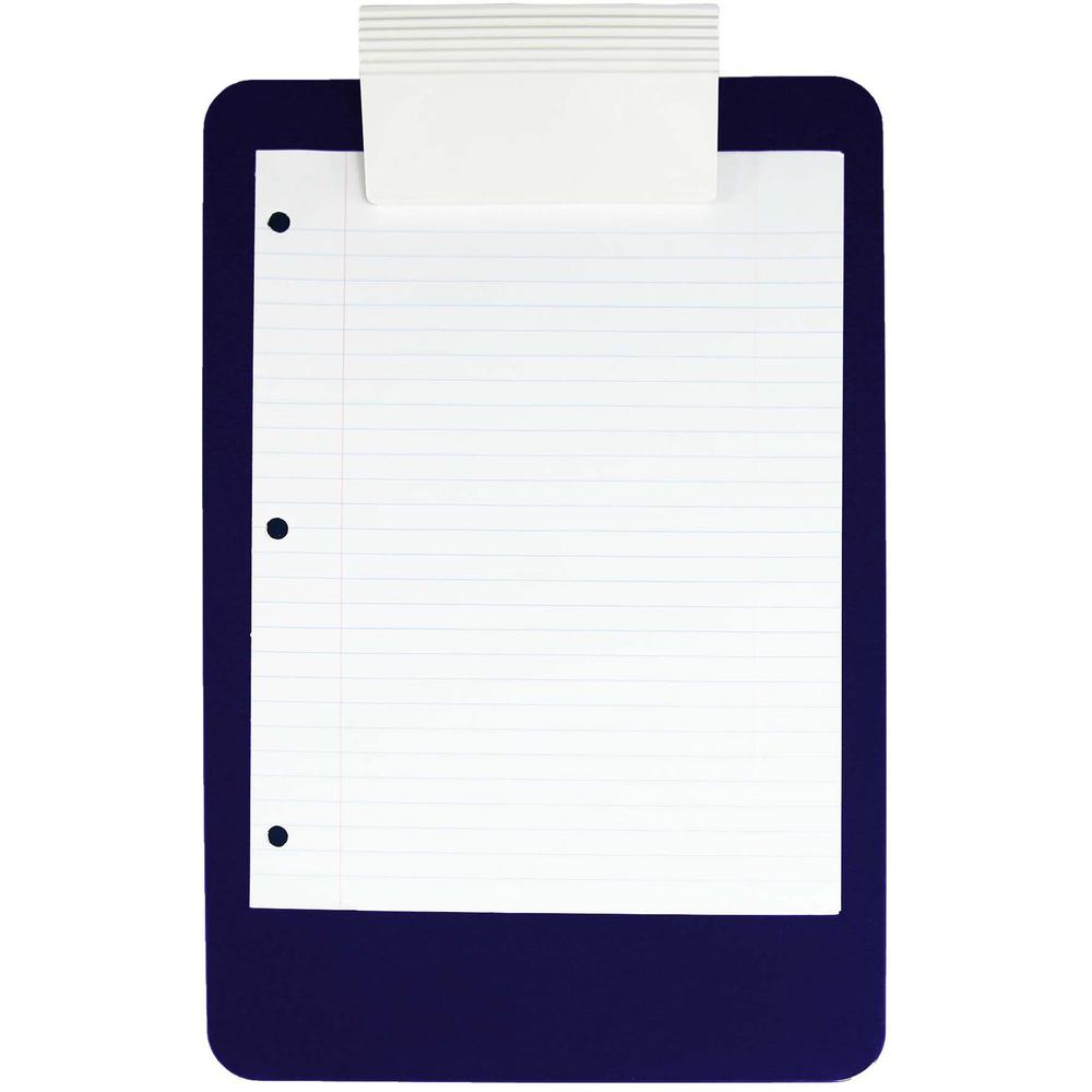 Saunders Antimicrobial Clipboard - 8 1/2" x 11" - Blue - 1 Each. Picture 7