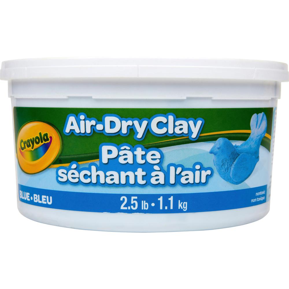 Crayola Air-Dry Clay - Art, Classroom, Art Room - 1 Each - Blue. Picture 2