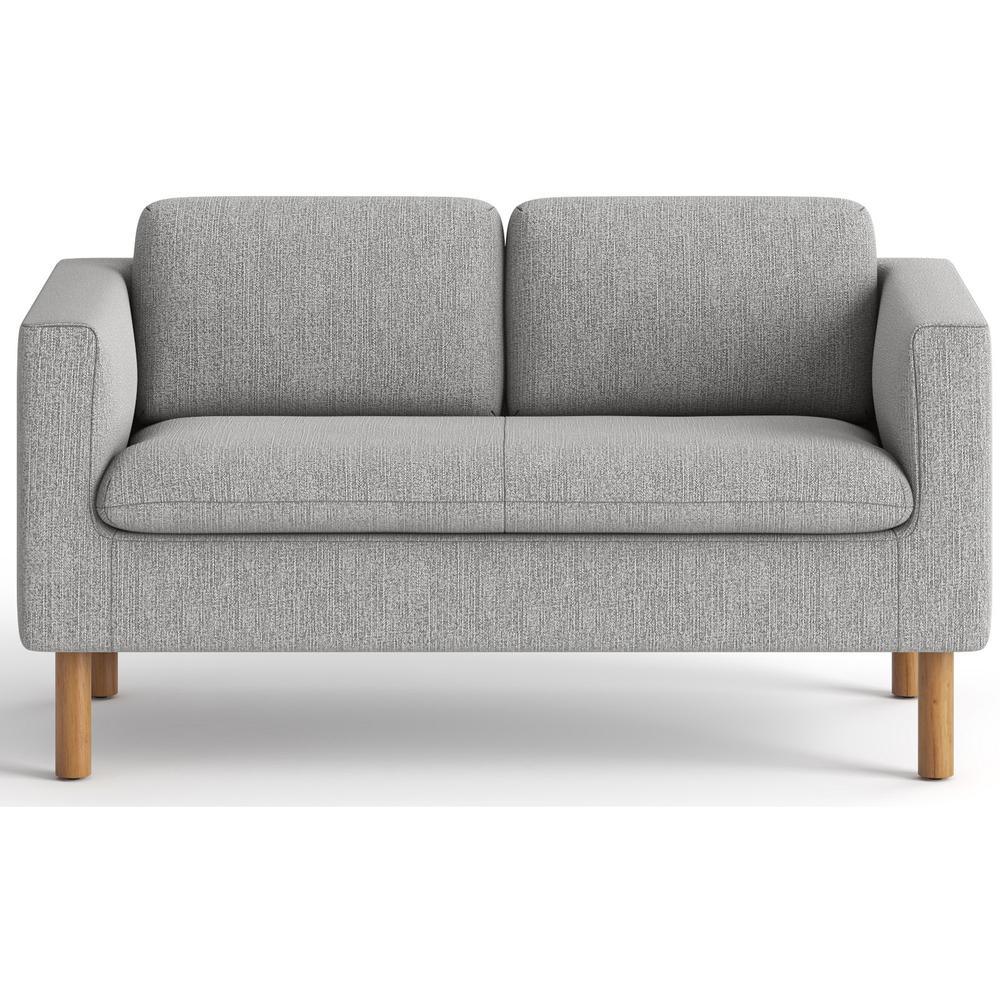HON Parkwyn Loveseat - Material: Fabric - Finish: Gray. Picture 4