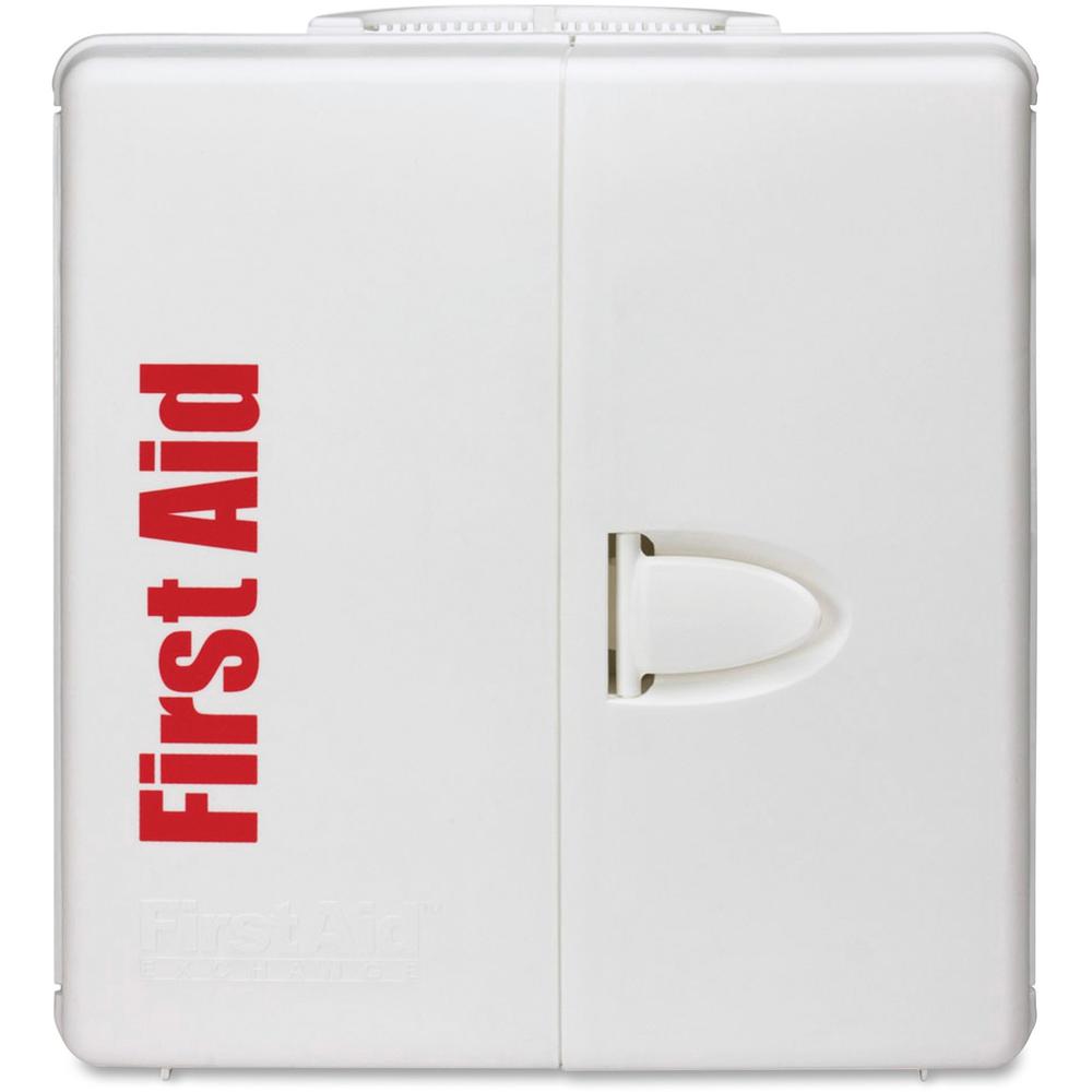First Aid Only A+ Plastic SC First Aid Cabinet - 203 x Piece(s) For 50 x Individual(s) - Plastic Case - 1 Kit - White. Picture 2