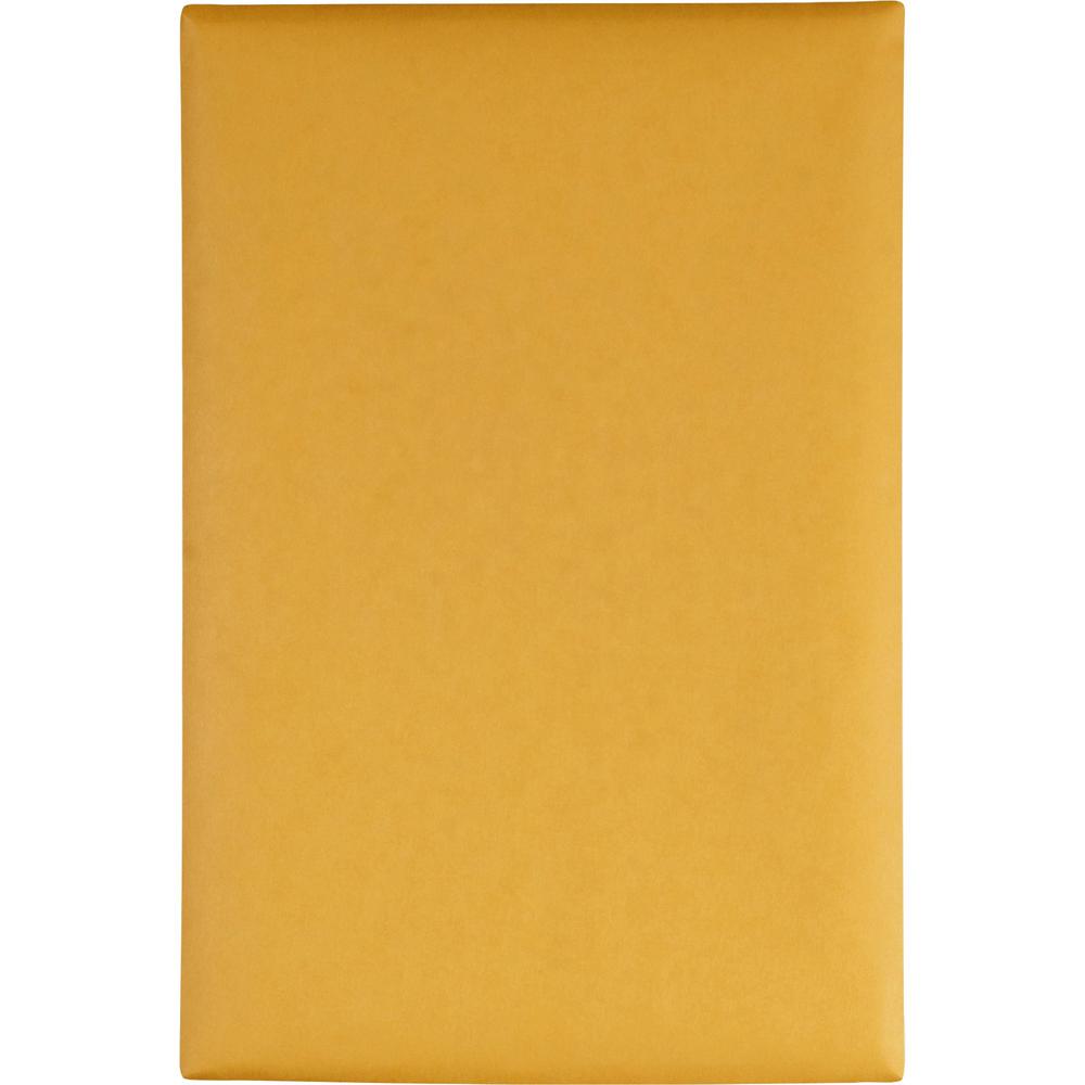 Quality Park Gummed Kraft Clasp Envelopes - Clasp - #55 - 6" Width x 9" Length - 28 lb - Gummed - Kraft - 100 / Box - Kraft. Picture 3