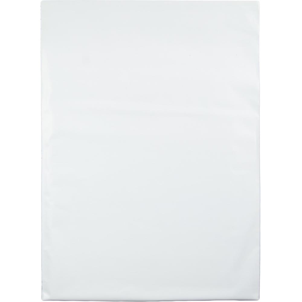 Quality Park White Poly Mailing Envelopes - Catalog - 14" Width x 19" Length - Self-sealing - Polyethylene - 100 / Pack - White. Picture 5