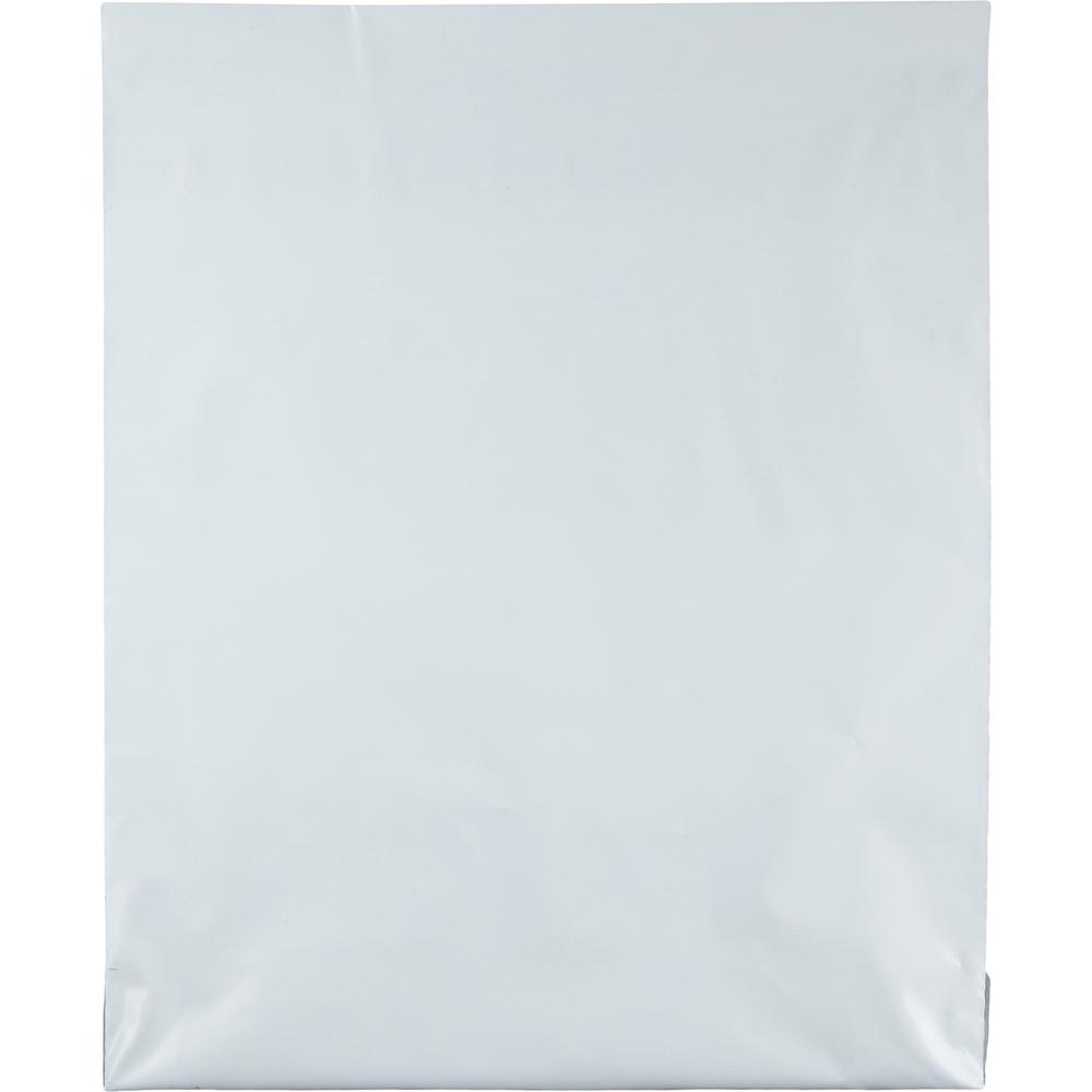 Quality Park White Poly Mailing Envelopes - Catalog - 14" Width x 17" Length - Self-sealing - Polypropylene - 100 / Pack - White. Picture 2