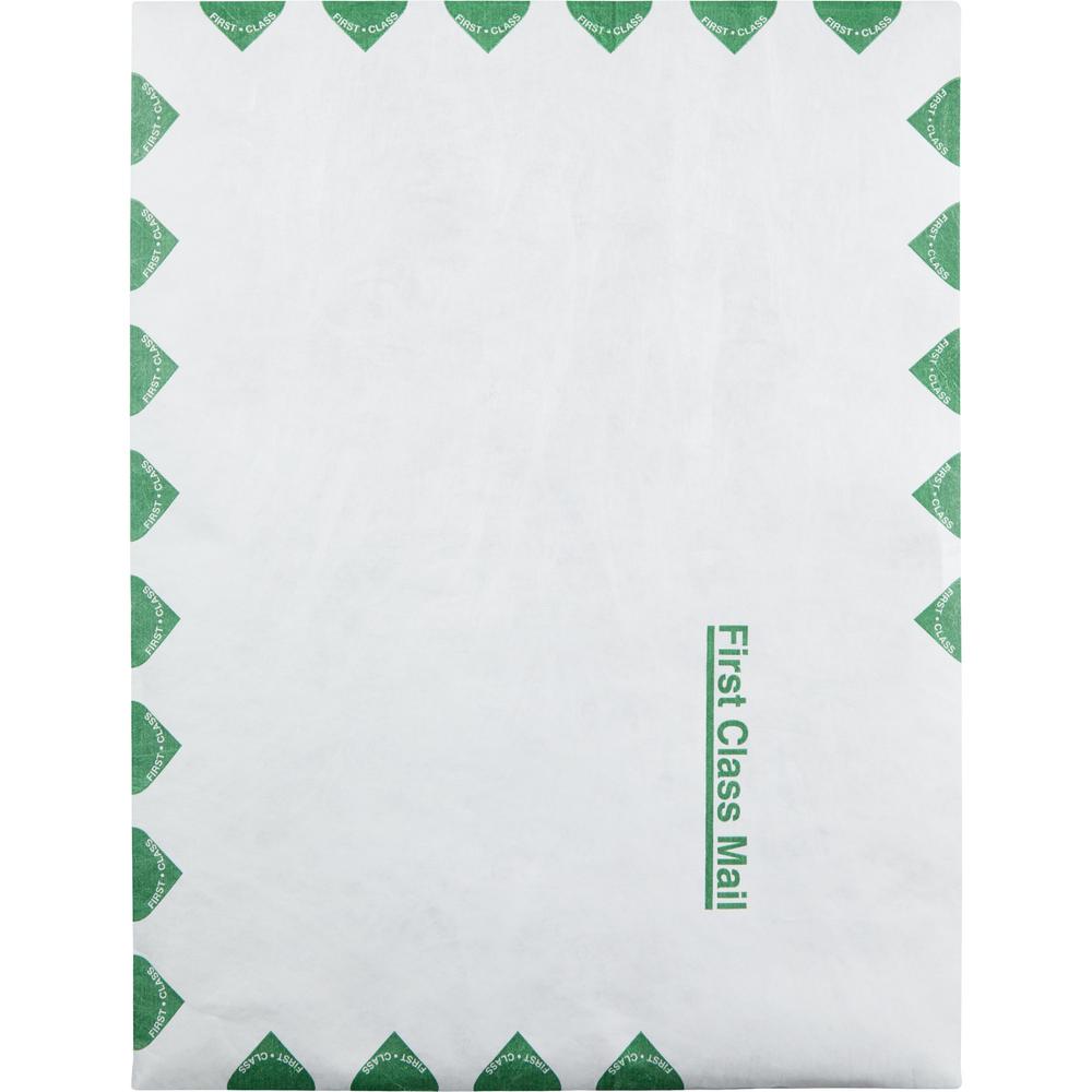 Survivor&reg; 9-1/2 x 12-1/2 First Class Border Catalog Mailers with Redi-Strip Closure - First Class Mail - #12 1/2 - 9 1/2" Width x 12 1/2" Length - 14 lb - Peel & Seal - Tyvek - 100 / Box - White. Picture 2