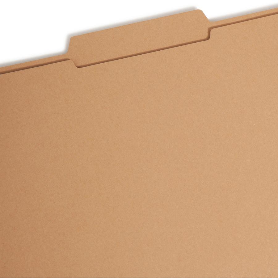 Smead Kraft Fastener Folders - Legal - 8 1/2" x 14" Sheet Size - 3/4" Expansion - 2 x Prong K Style Fastener(s) - 2" Fastener Capacity for Folder - 2/5 Tab Cut - Right of Center Tab Location - 11 pt. . Picture 7