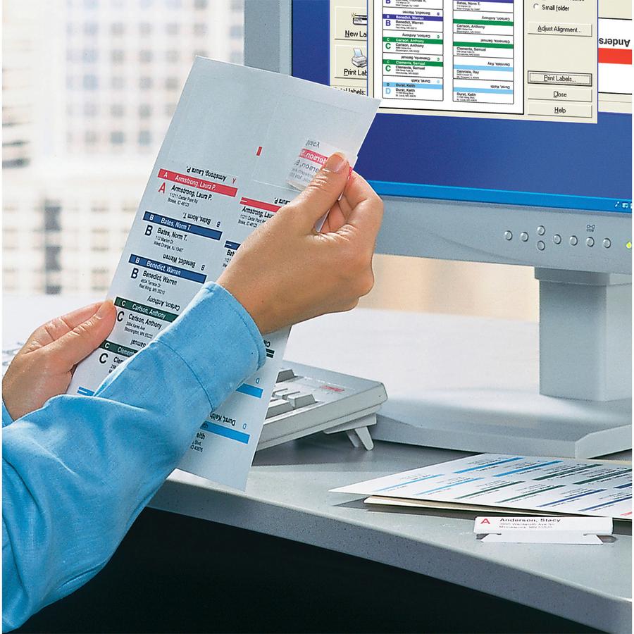 Smead Viewables Multipurpose Labels for Hanging Folders - Laser, Inkjet. Picture 5