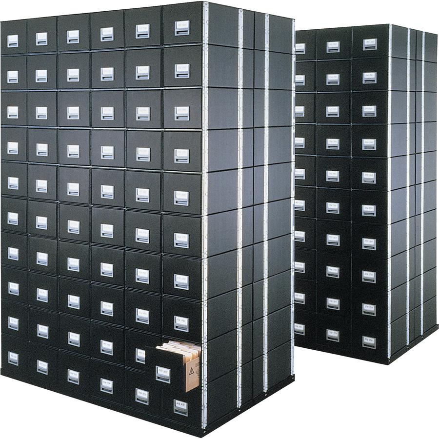 Bankers Box Staxonsteel File Storage Drawer System - Letter - Internal Dimensions: 12" Width x 24" Depth x 10.50" Height - External Dimensions: 14" Width x 25.5" Depth x 11.1" Height - Media Size Supp. Picture 5