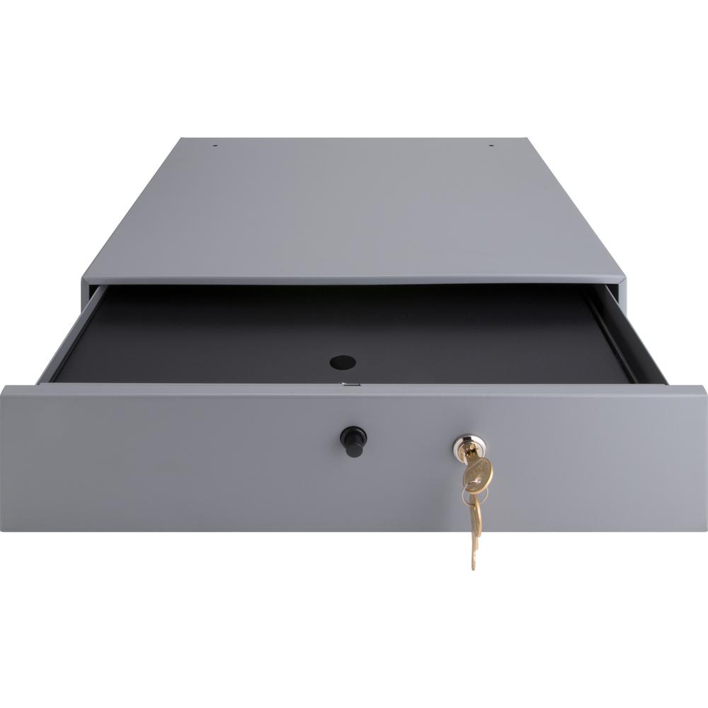 Sparco Removable Tray Cash Drawer - Gray - 3.8" Height x 17.8" Width x 15.8" Depth. Picture 5