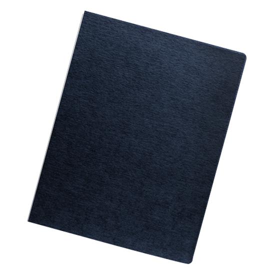 Fellowes Expressions Oversize Linen Presentation Covers - 11.3" Height x 8.8" Width x 0.1" Depth - For Letter 8 1/2" x 11" Sheet - Navy - Linen - 200 / Pack. Picture 5