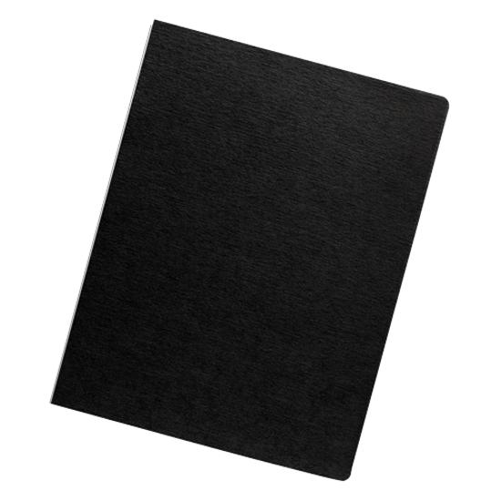 Fellowes Expressions&trade; Linen Presentation Covers - Oversize, Black, 200 pack - 11.3" Height x 8.8" Width x 0.1" Depth - 8 3/4" x 11 1/4" Sheet - Black - Linen - 200 / Pack. Picture 7