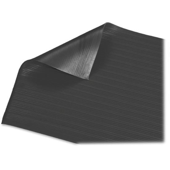 Guardian Floor Protection Air Step Anti-Fatigue Mat - Indoor - 60" Length x 36" Width x 0.370" Thickness - Polypropylene - Black - 1Each. Picture 2