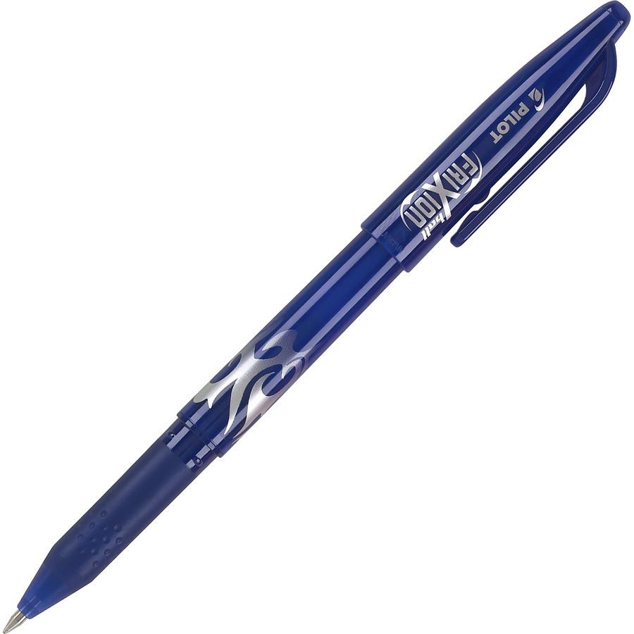 Pilot FriXion Ball Erasable Gel Pens - Fine Pen Point - 0.7 mm Pen Point Size - Blue Gel-based Ink - Blue Barrel - 1 Dozen. Picture 2