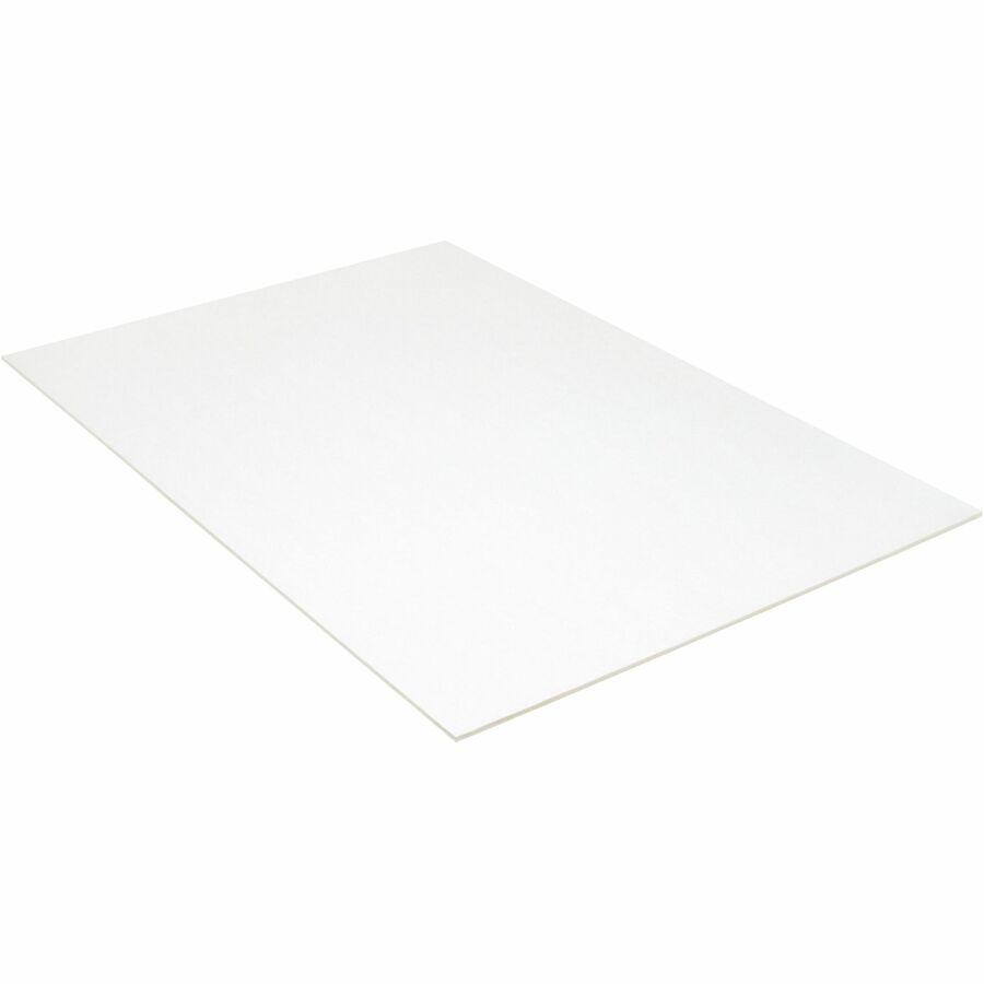 UCreate Foam Board - Art, Craft, Mounting, Display, Classroom Activities, Frame, School Project - 20"Height x 30"Width x 187.5 milThickness - 25 / Carton - White - Polystyrene. Picture 3