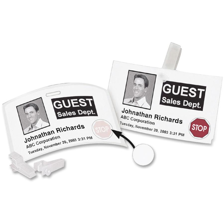 Dymo LabelWriter Time-expire Name Badge Labels - 2 1/4" Width x 4" Length - Rectangle - White - 250 / Roll - 250 / Roll. Picture 3