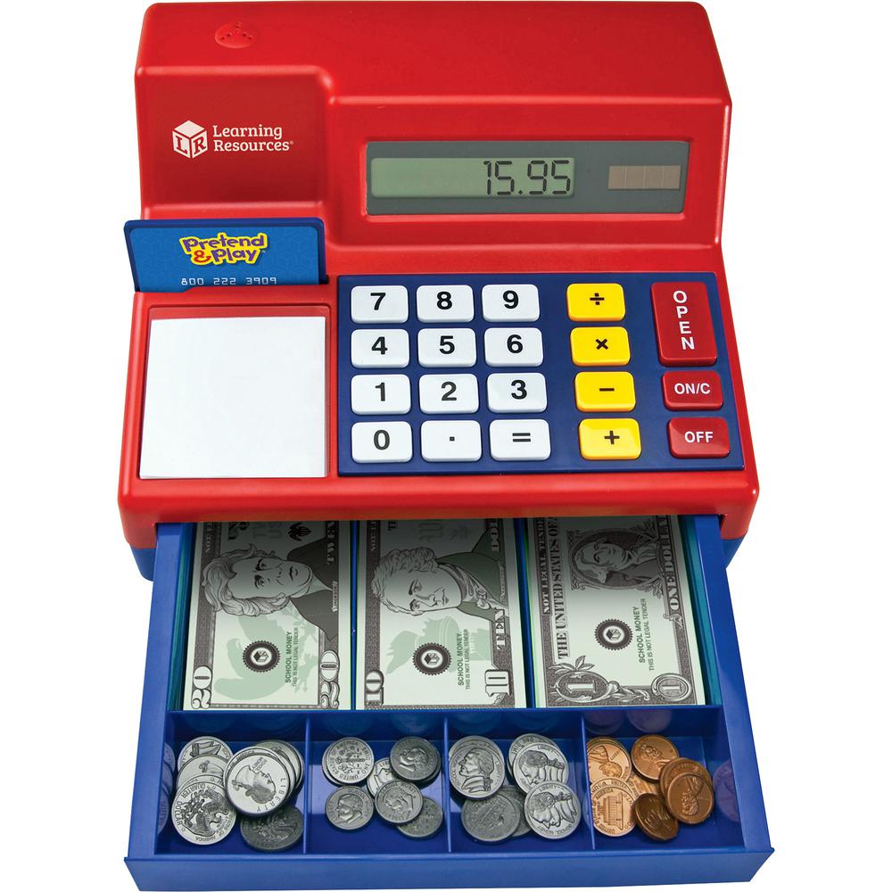 Pretend & Play Pretend Calculator/Cash Register - Theme/Subject: Learning - Skill Learning: Imagination, Money, Mathematics - 3-8 Year. Picture 2