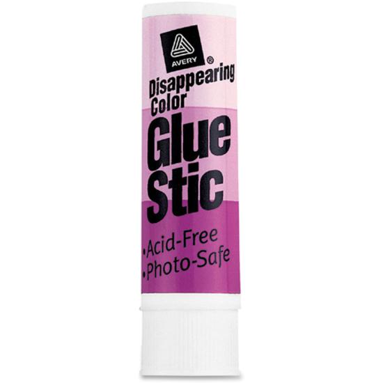 Avery&reg; Glue Stic with Disappearing Purple Color - 1.27 oz - 6 / Pack - Purple. Picture 3