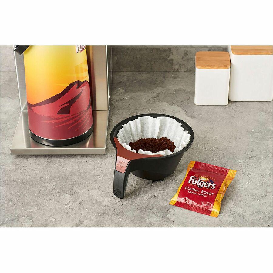 Folgers&reg; Regular Classic Roast Coffee - Medium - 1.5 oz Per Bag - 42 / Carton. Picture 5