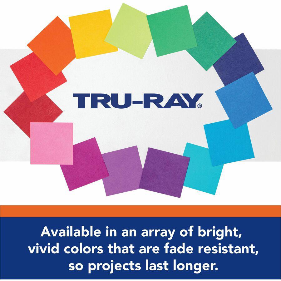 Tru-Ray Construction Paper Combo Case - Project - 12" , 18"Height x 9" , x 12"Width746 lb Basis Weight - 1 / Kit - Assorted. Picture 6