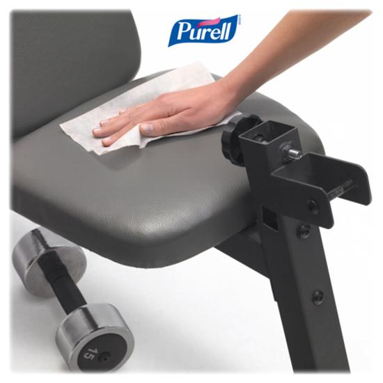 PURELL&reg; Sanitizing Wipes Wall Mount Dispenser - 1200 x Wipe - Plastic - White - Durable - 1 Each. Picture 3