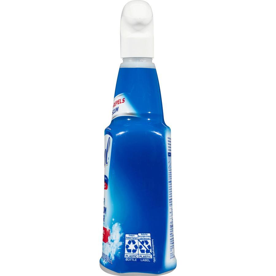 Lysol Bathroom Cleaner Spray - 32 fl oz (1 quart) - Fresh Scent - 12 / Carton - Disinfectant - Clear. Picture 10