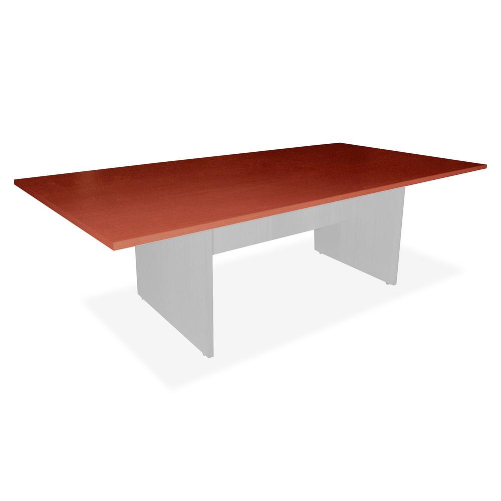 Lorell Essentials Rectangular Conference Table Top - 94.5" x 47.3" x 1" x 1.3" - Finish: Cherry, Laminate. Picture 8