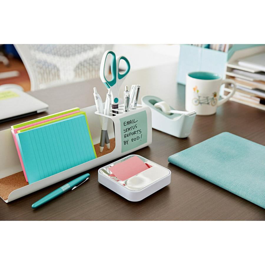 Post-it&reg; Greener Dispenser Notes - Sweet Sprinkles Color Collection - 1200 - 3" x 3" - Square - 100 Sheets per Pad - Unruled - Positively Pink, Fresh Mint, Moonstone - Paper - Repositionable, Pop-. Picture 5