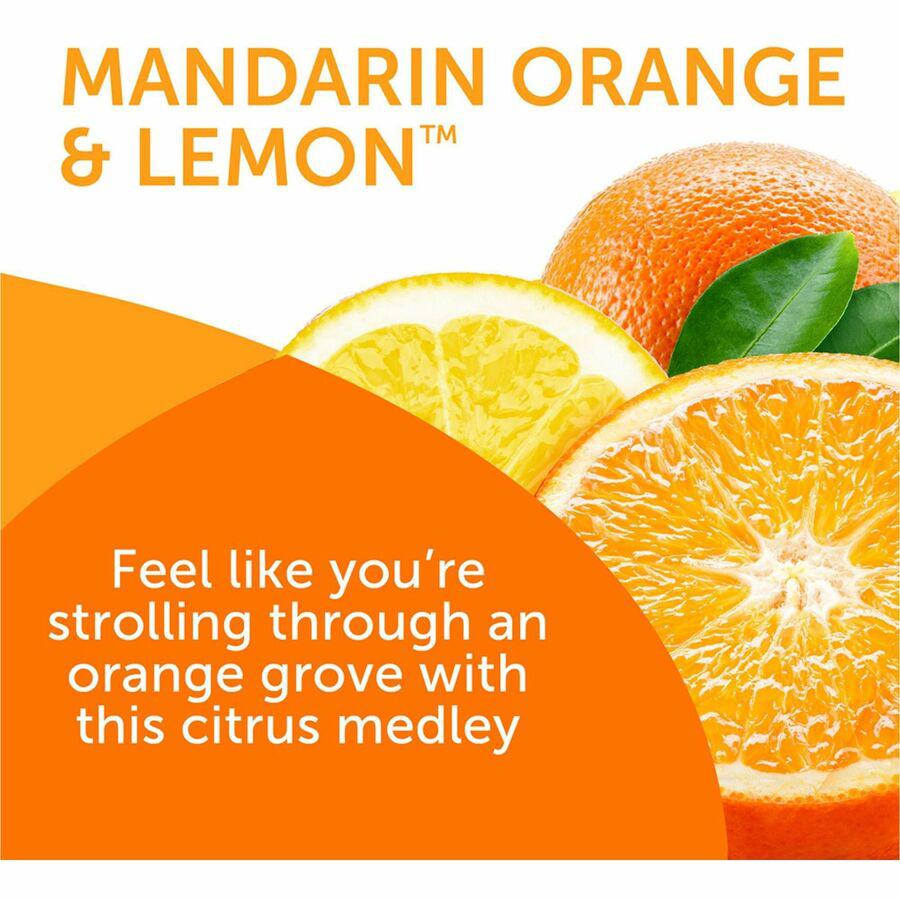 Bright Air Super Odor Eliminator Air Freshener - 14 oz - Mandarin Orange, Fresh Lemon - 60 Day - 1 Each. Picture 9