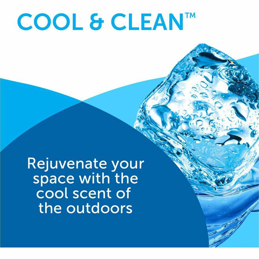 Bright Air Super Odor Eliminator Air Freshener - Gel - 450 ft³ - 14 fl oz (0.4 quart) - Cool, Clean - 60 Day - 1 Each. Picture 9