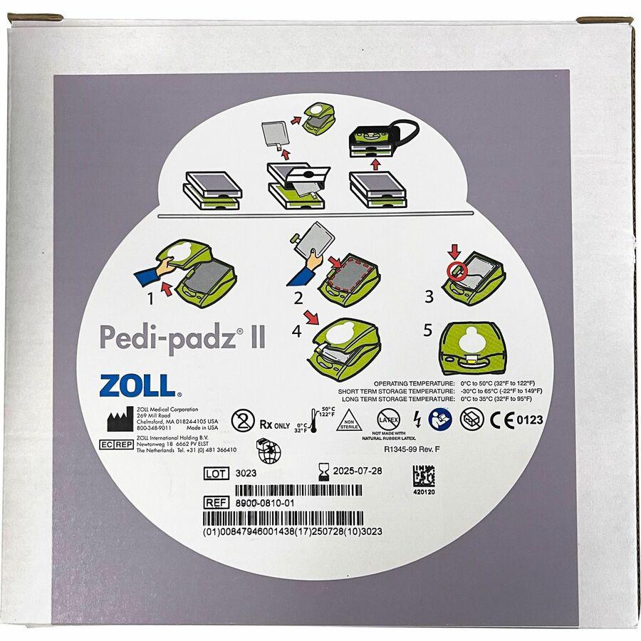 ZOLL Medical AED Plus Defibrillator Pediatric Electrodes - 1 Each. Picture 2