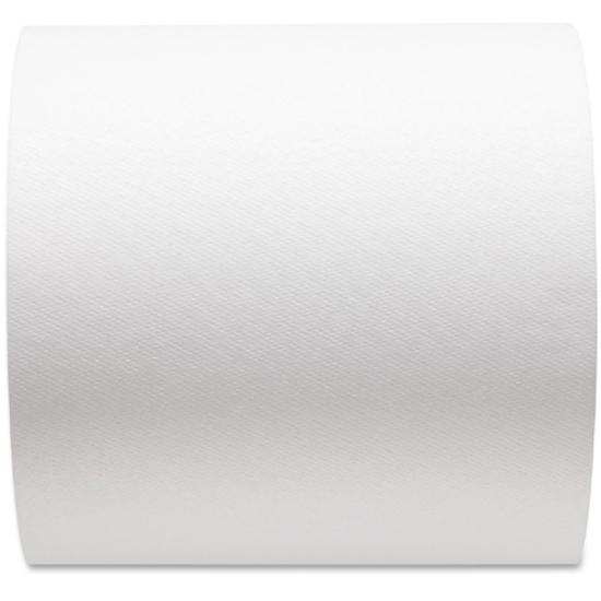 SofPull Mechanical Recycled Paper Towel Rolls - 1 Ply - 7.87" x 1000 ft - 7.80" Roll Diameter - White - 6 / Carton. Picture 4