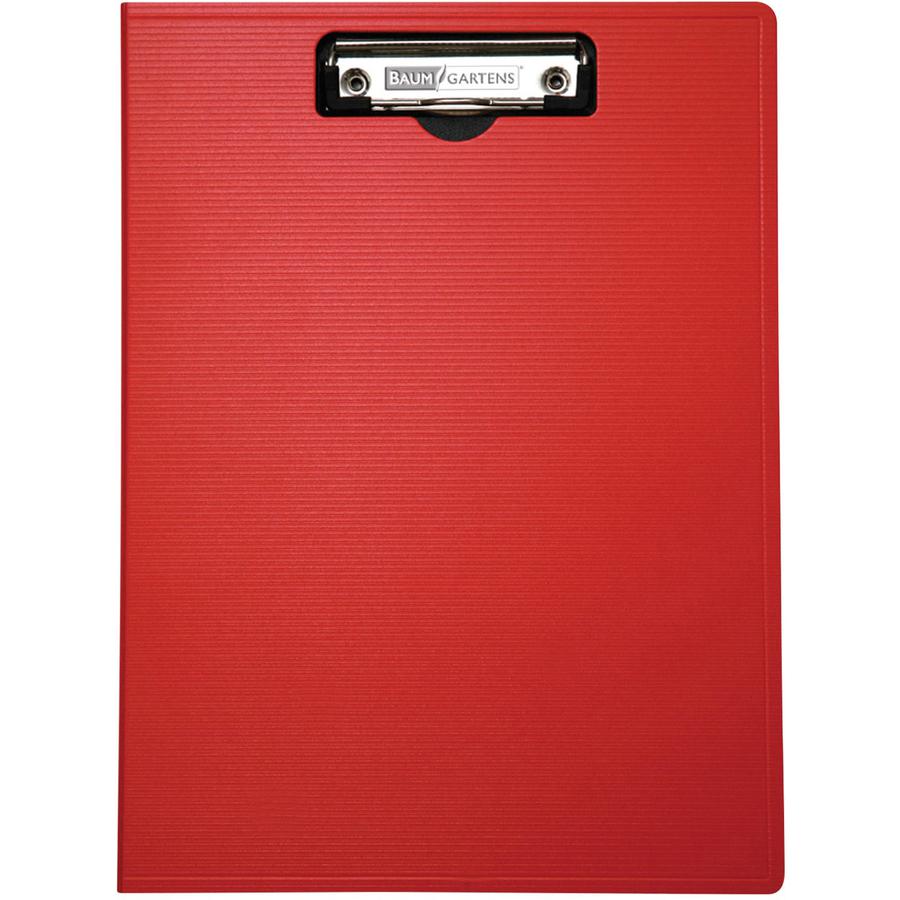 Mobile OPS Unbreakable Recycled Clipboard - 0.50" Clip Capacity - Top Opening - 8 1/2" x 11" - Red - 1 Each. Picture 8