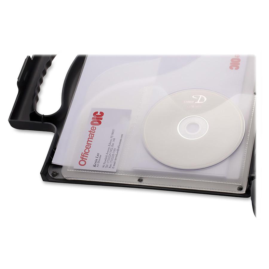 Officemate Portable Dry-erase Clipboard Box - Heavy Duty - 12" x 13 1/8" - Charcoal - 1 Each. Picture 4