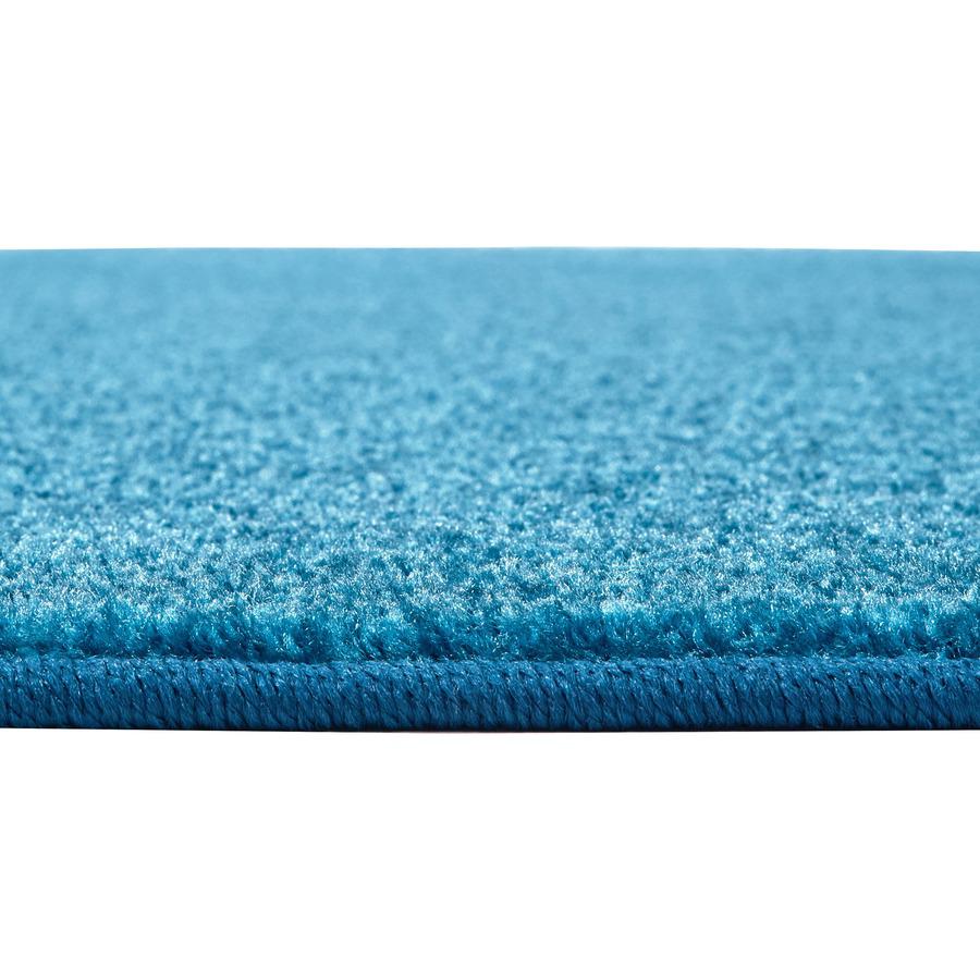 Carpets for Kids Mt. St. Helens Carpet Rug - 108" Length x 72" Width - Oval - Navy - Nylon. Picture 6